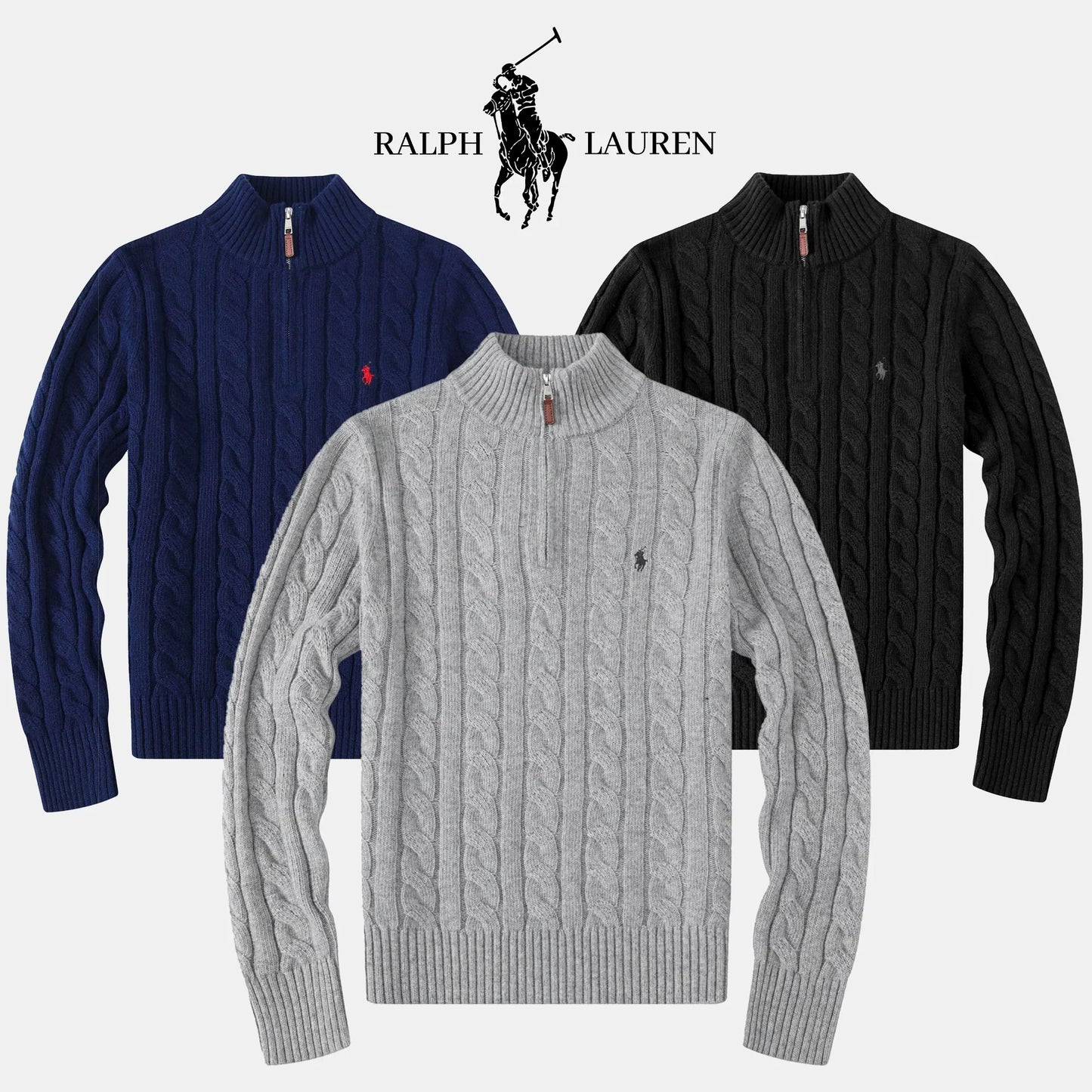 R&L Cashmere cable knit jumper (UNMISSABLE DISCOUNT)