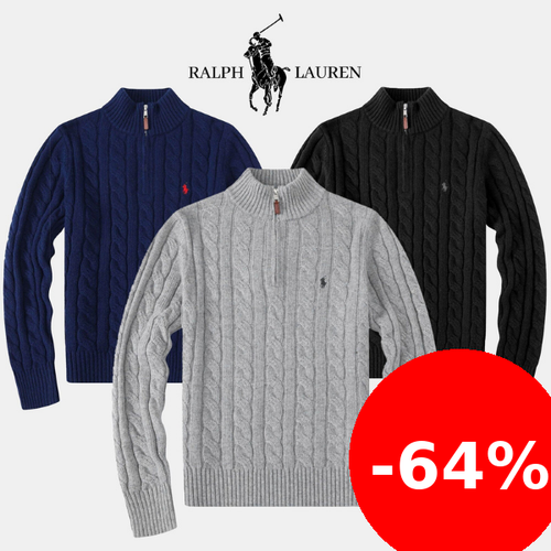 R&L Cashmere cable knit jumper (UNMISSABLE DISCOUNT)